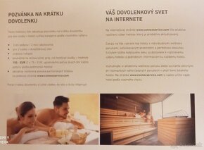 Connex wellness darčekový poukaz v hodnote 400 eur - 2