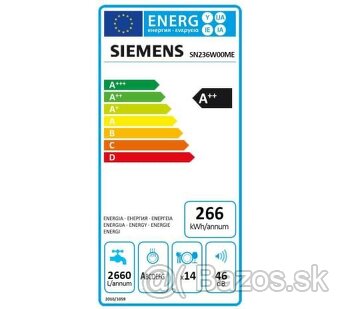 Umývačka riadku Siemens 60cm - 2