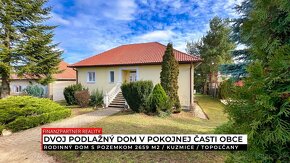 Rodinný dom s pozemkom 2659 m2, Kuzmice, Topoľčany - 2