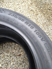 235/55 R 19 letné SUV KUMHO + alu. - 2