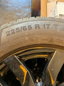 Zimné pneumatiky continental 225/65 R17 plus disky - 2