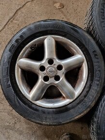 Predám elektrony, kolesa z Nissan x-trail t30,  215/65 R16 - 2