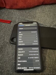 iPhone X 256GB čierny,nová bateria - 2