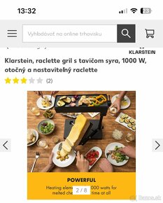 KLARSTEIN Raclette gril - 2