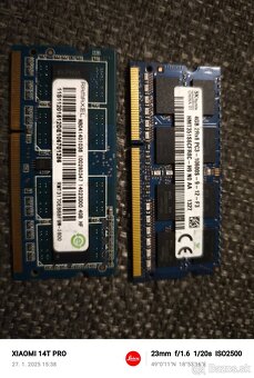 DDR3 8 GB notebook - 2