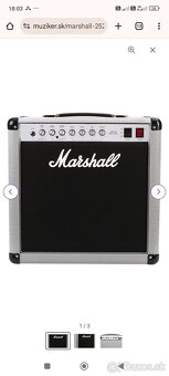 Predám Marshall 2525C Mini Jubilee Lampové gitarové kombo - 2