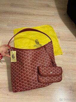 Goyard kabelka Bohéme Hobo - burgundy (GO2) - 2