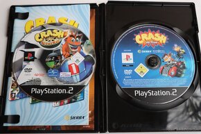 Balík Crash Bandicoot hier na PS2 – Nitro Kart, Tag Team Rac - 2