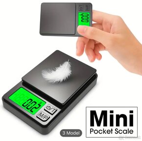 Kompaktná mini presná váha 1000g x 0.01g - 2