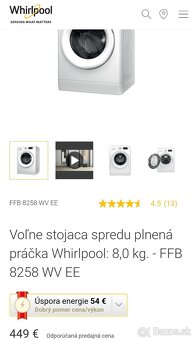 Práčka whirpool - 2