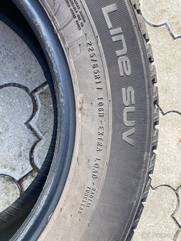 Predám staré letne pneumatiky Nokian 225/65R17 106H XL - 2