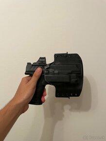 Kydex púzdro OWB Walther PDP 4” svetlo olight pl 2 mini val - 2