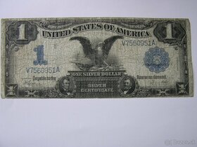 VZÁCNE USA DOLÁRE-SILVER CERTIFICATE_VELKÉ BANKOVKY - 2