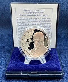 10 Euro mince Jozef Dekret Matejovie Slovensko 2024 - 2