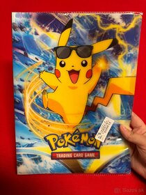 Pokémon album veľký holografický Pikachu + 20kartičiek - 2