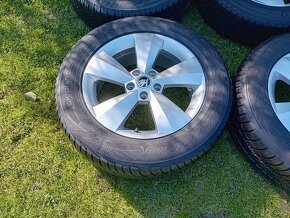 17"ALU 5x112 orig ŠKODA KODIAQ + zimné 215/65 r17 - 2