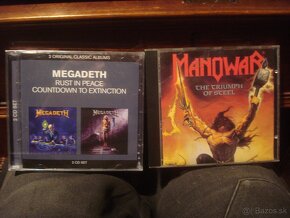 CD MANOWAR P.JAM TREX RAINBOW ZZ TOP CREAM R.STONES MEGADETH - 2