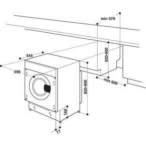 WHIRLPOOL BI WMWG 71484E EU vstavaná práčka biela 6.zmysel - 2