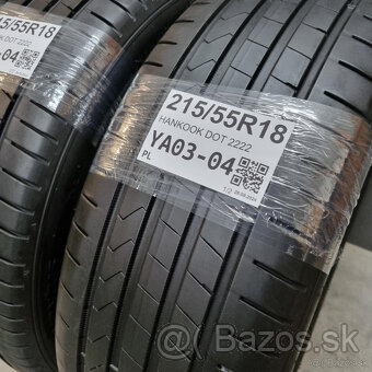 Letné pneumatiky 215/55 R18 HANKOOK DOT2222 - 2