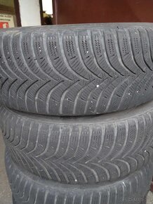 Plechove disky 5x112 R15+zimne pneu Hankook 195/65 R15 - 2