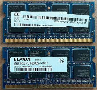 Ram DDR3/DDR3L 1066/1333/1600 MHz SODIMM - 2