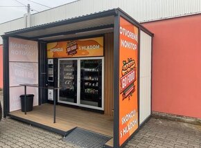 Vending automat na kavu, bagety, snack, prístrešky - 2