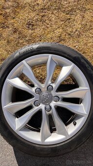 Predám originálne disky Audi s pneumatikami 225/45 R17 - 2