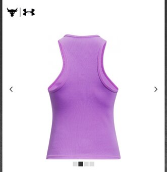 Dámske tielko Under Armour PJT ROCK RIB TANK W fialové - 2