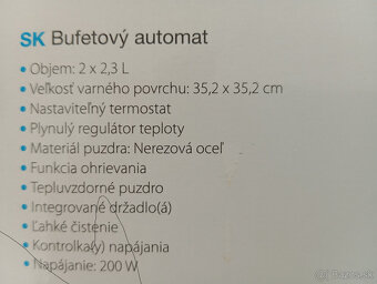 Bufetový ohrievač - 2