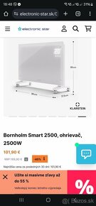 Bornholm Smart 2500, ohrievač, 2500W nový - 2