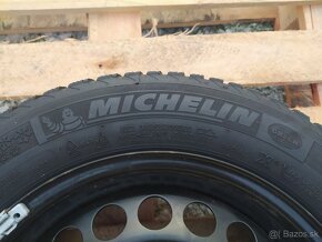 Orig. disky 5x100 R15 + zimné pneu Michelin 185/60 R15 - 2