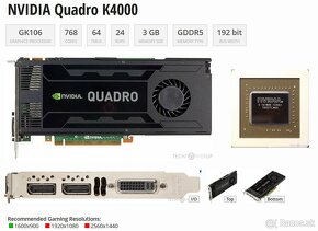 Grafická karta nVidia Quadro K4000 3GB GDDR 5 - 2