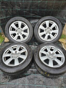 Sada kolies original Audi 5x112 R16 - 2