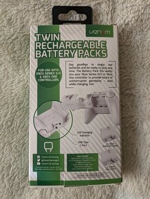 VENOM Xbox Series S/X & One White Twin Battery - 2