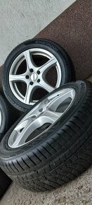 ALU Ronal 5x112 a zimné Hankook 215/55 R17 - 2