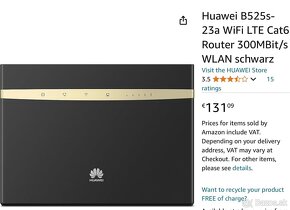 Huawei B525s 23 wifi router black,gold - 2