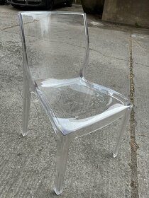 Jedálenská stolička UPON  ITALY - transparentná - 2