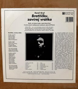 LP Karel Kryl - Bratříčku, zavírej vrátka (Top stav) - 2