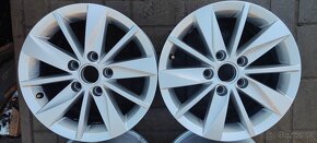 5x112 R15 Volkswagen originálne elektróny - sada - 2