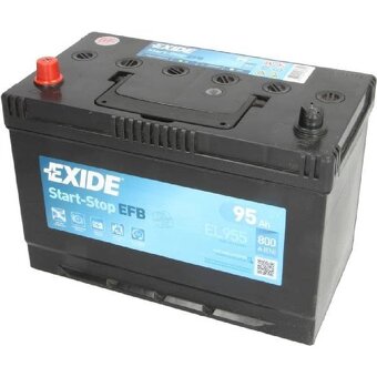 Autobatéria Exide Start-Stop EFB 12V 95Ah 800A - NOVÁ - 2