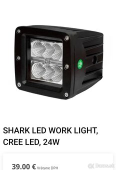 UTV LED reflektory + rampa značky Shark - 2