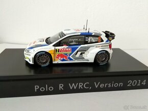 Predám model auta VW Polo WRC 1:43.Spark. - 2