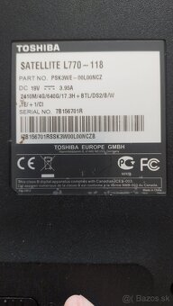 Toshiba L770 118 - 2