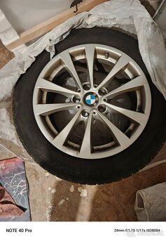 BMW R17" 5X120 225/55 R17 OBUTÉ  ZIMNÉ PIRELLI SU AKO NOVE - 2