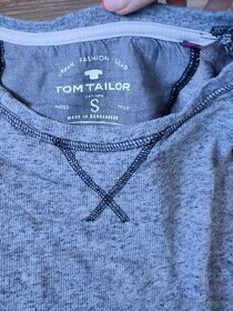 Pánske sivé tričko Tom Tailor - veľkosť S - 2