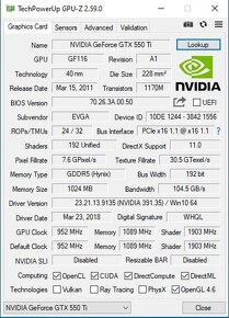 EVGA GTX 550Ti 1GB GDDR5 - 2