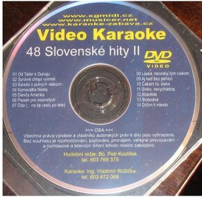 Kúpim slovenské a české DVD karaoke nosiče - 2