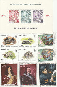 Známky Monaco 1990-1991 nepečiatkované - 2