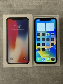 IPhone X 256 GB spacegray, NOVÁ BATÉRIA 100% zdravie - 2