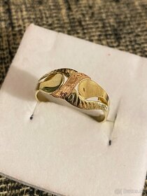 Damsky prsten 14kt zlato - 2